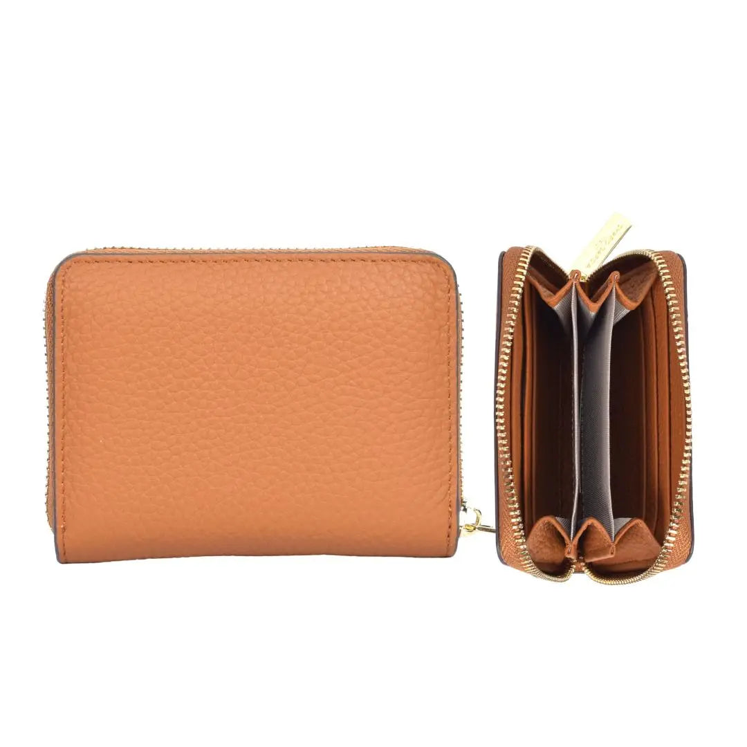 Wallet cuadrada cuero - Charo García