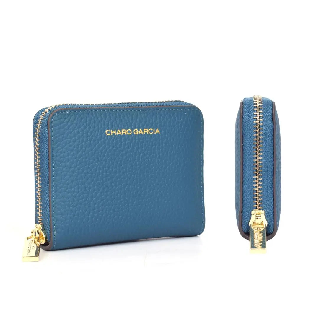 Wallet cuadrada cuero - Charo García
