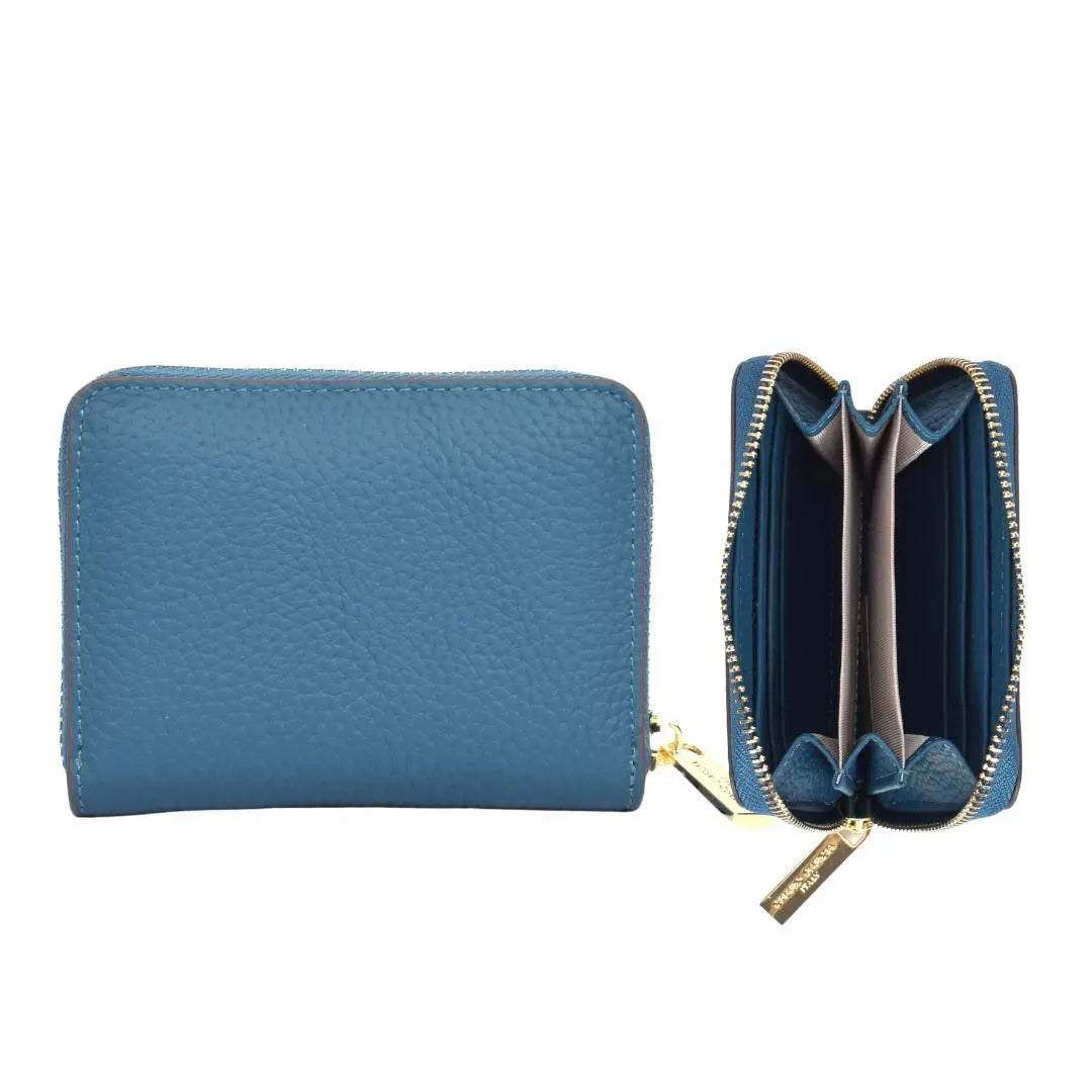 Wallet cuadrada cuero - Charo García