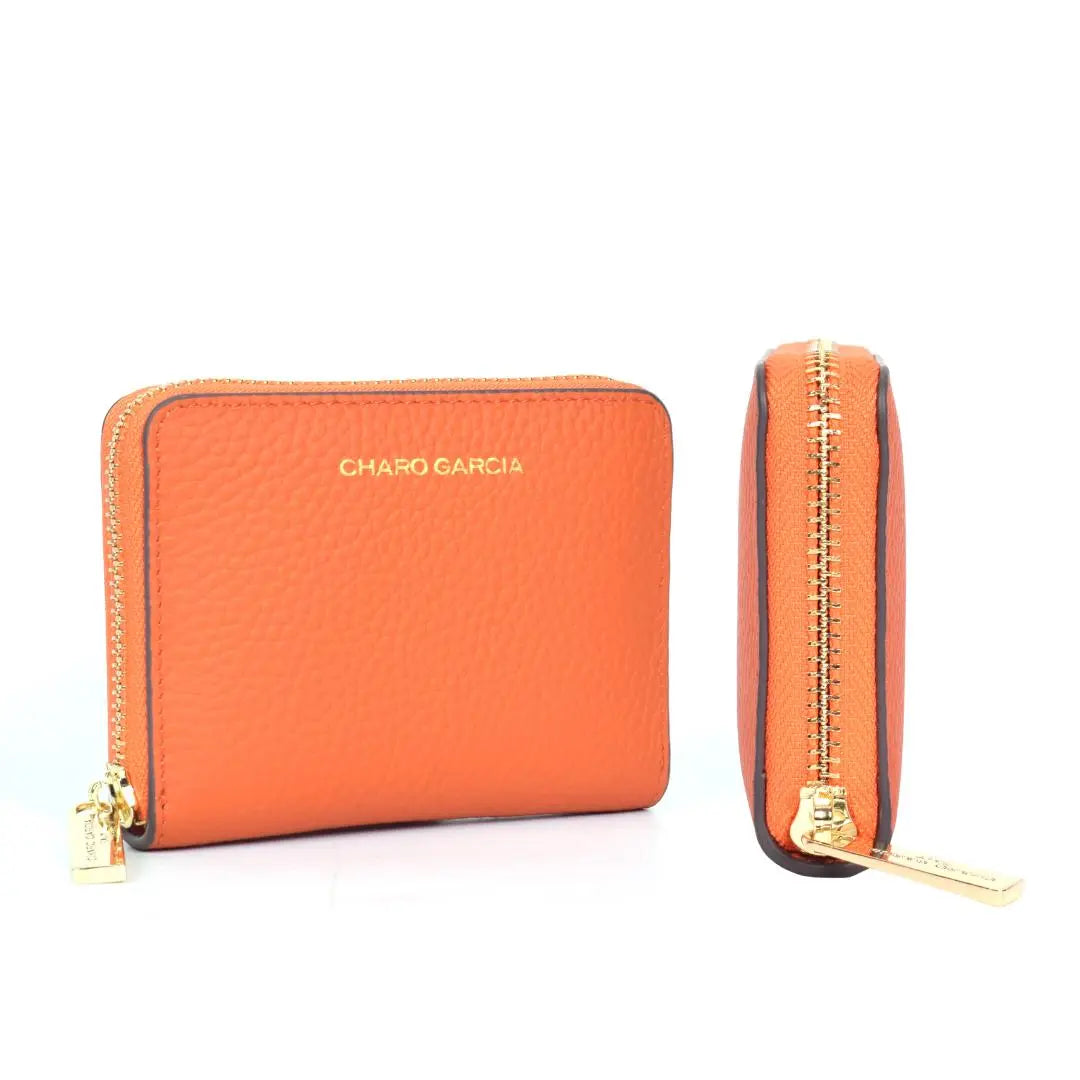 Wallet cuadrada cuero - Charo García