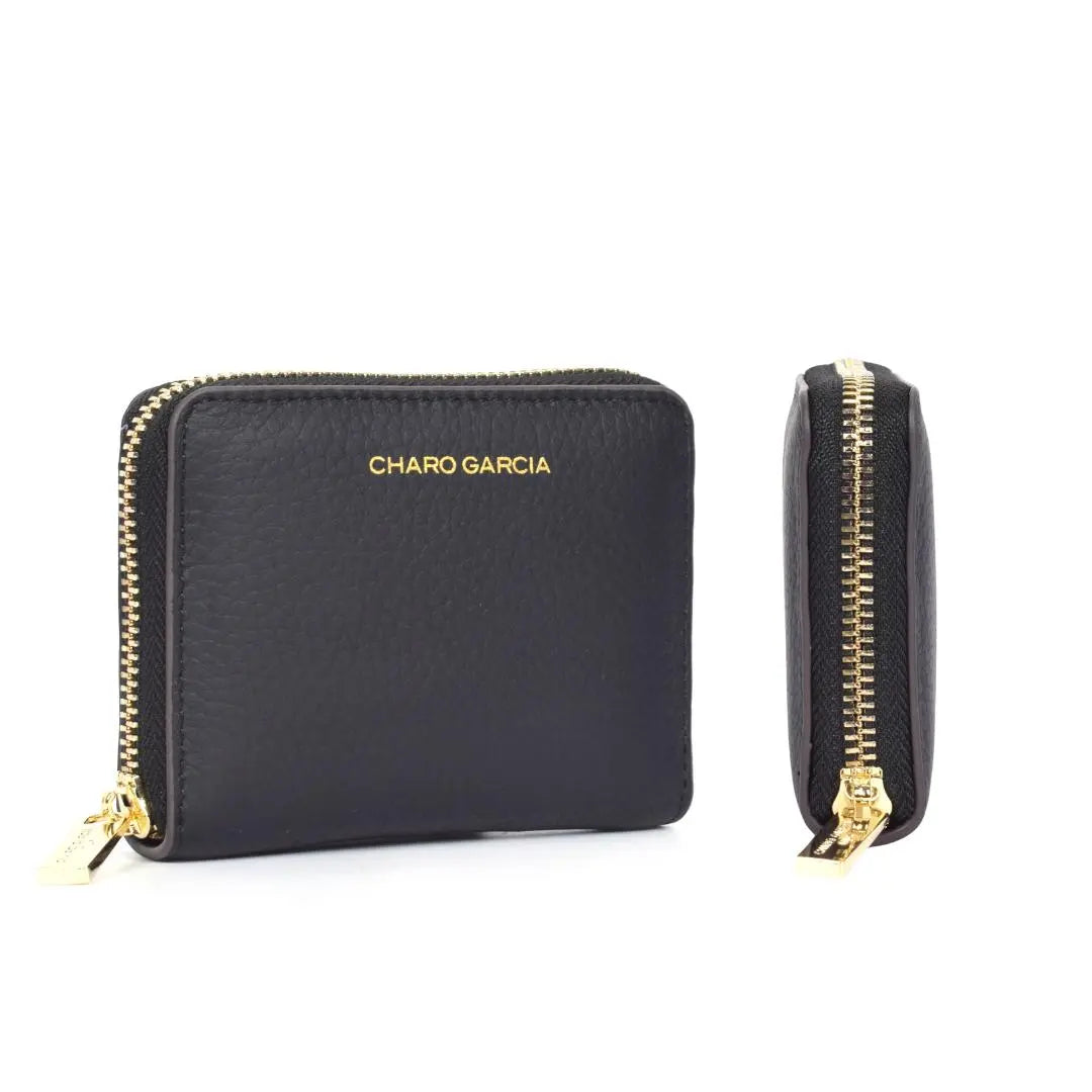 Wallet cuadrada cuero - Charo García