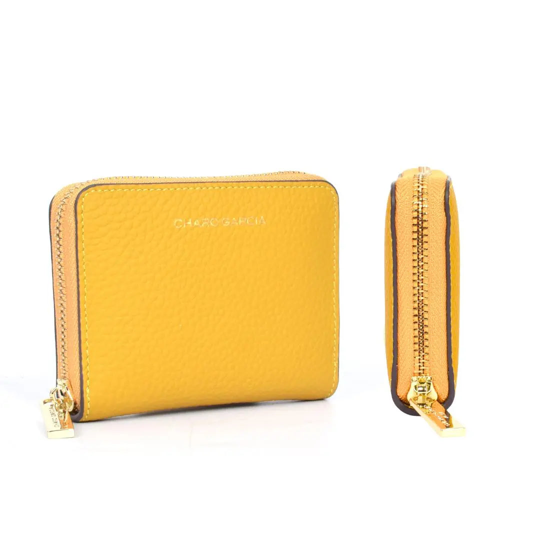 Wallet cuadrada cuero - Charo García