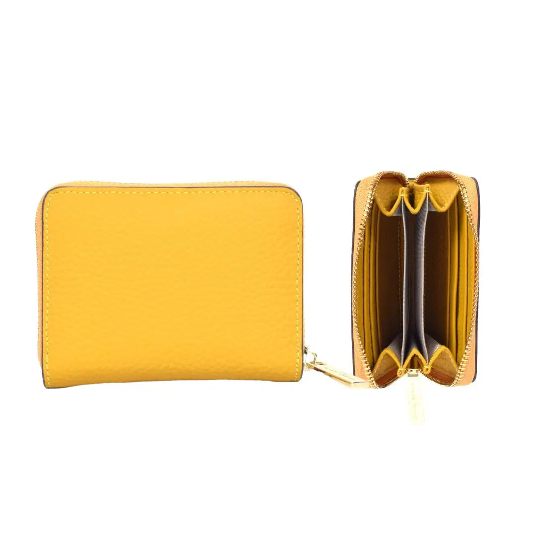Wallet cuadrada cuero - Charo García