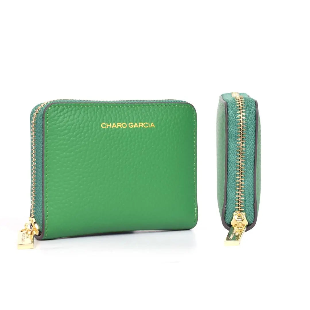 Wallet cuadrada cuero - Charo García
