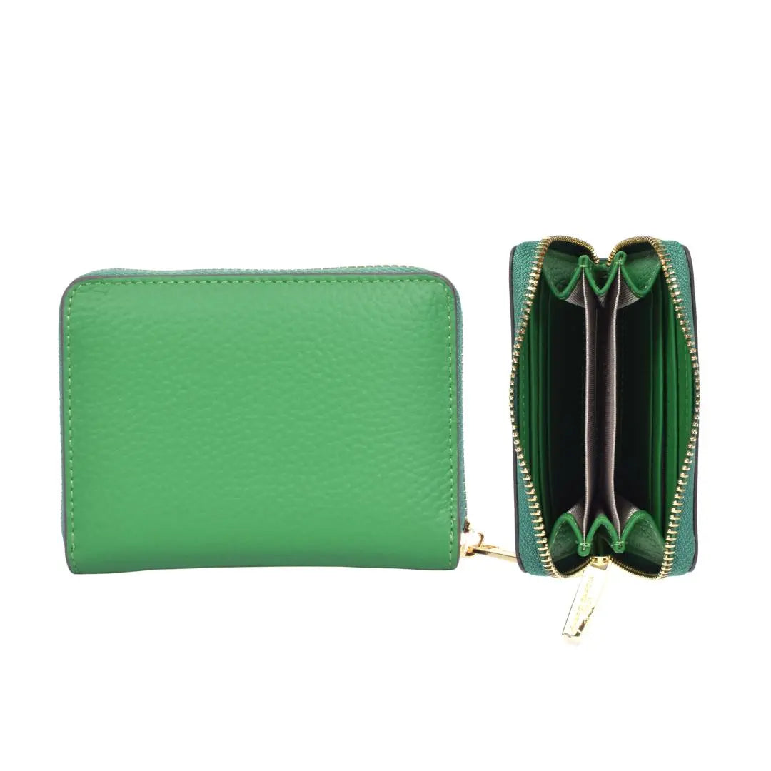 Wallet cuadrada cuero - Charo García