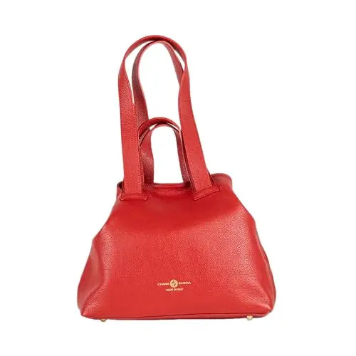 CHARO GARCIA Premium Italian Leather Handmade in Florence, Italy. Convertible 2-1 Satchel for Women Gabriela Collection Made in Italy (Black) - Charo García