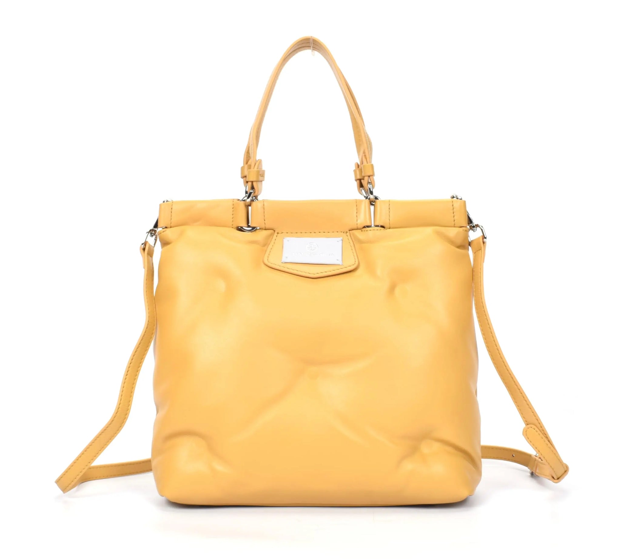 Premium Italian Leather Crossbody Bag for Women – 100% Genuine Leather Handbag. Shoulder Bag with Detachable Strap (Black) - Charo García