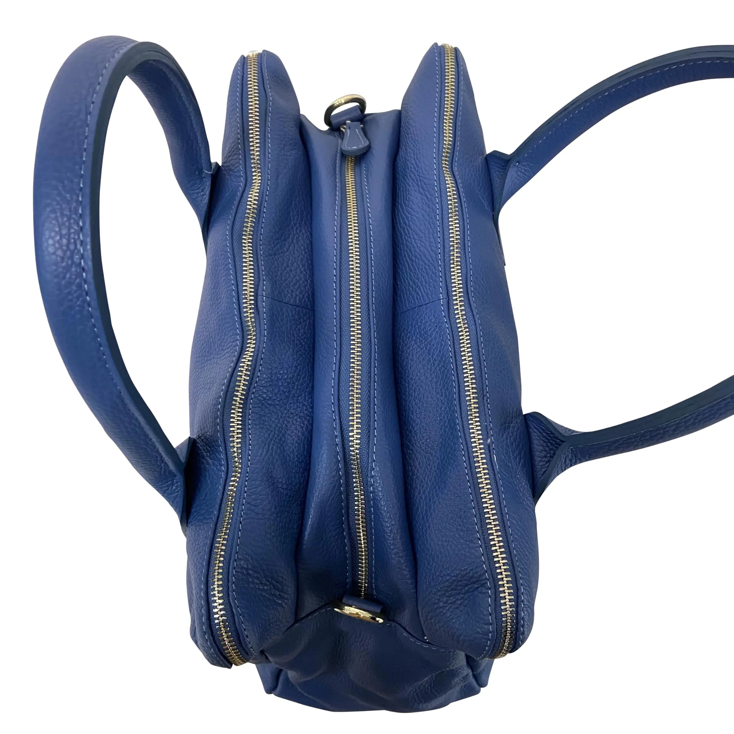 Premium Italian Leather Handmade in Florence, Italy. Satchel Shoulder Bags for Women with Classic Full Grain Leather. Rosario Collection Made in Italy (Black) - Charo García