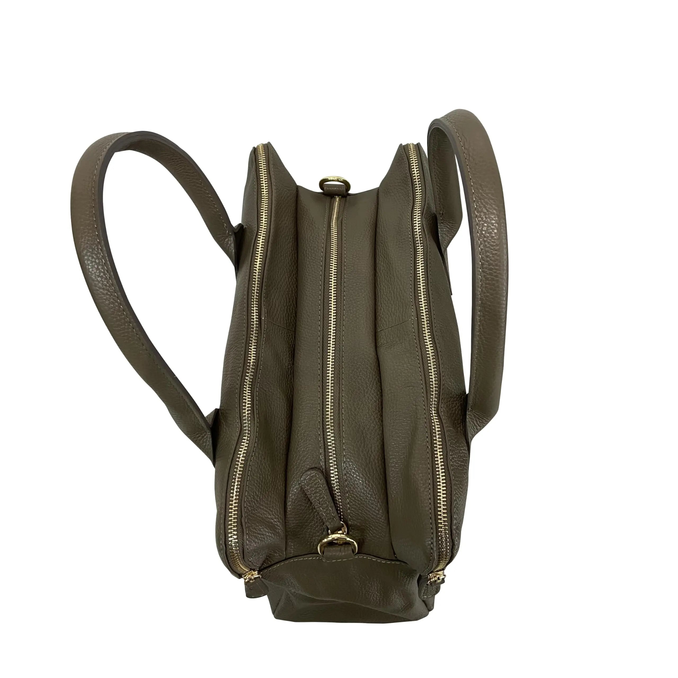 Premium Italian Leather Handmade in Florence, Italy. Satchel Shoulder Bags for Women with Classic Full Grain Leather. Rosario Collection Made in Italy (Black) - Charo García