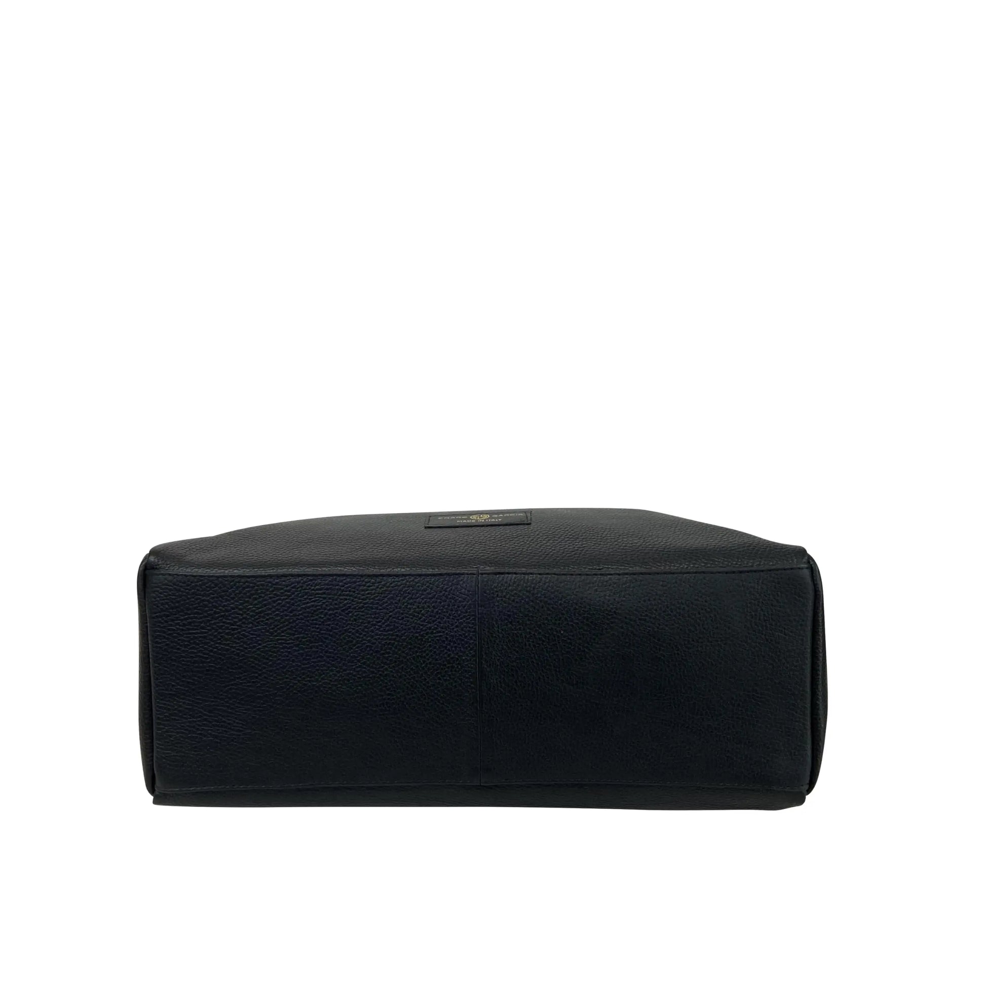 Premium Italian Leather Handmade in Florence, Italy. Satchel Shoulder Bags for Women with Classic Full Grain Leather. Rosario Collection Made in Italy (Black) - Charo García