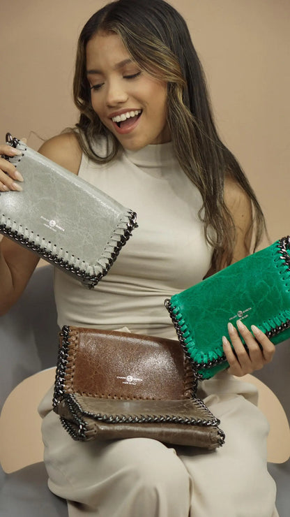 Premium Italian Leather Handmade in Florence, Italy. Small Crossbody Bag for Women with a Detachable Strap. Daniela Collection Made in Italy (Beige) - Charo García