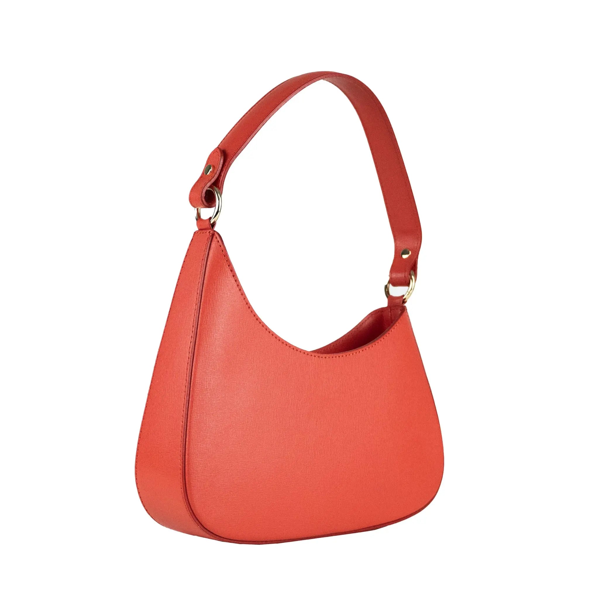 Premium Italian Leather Handmade in Florence, Italy. Small Handbags for Women with Detachable Strap. Melanie Collection Made in Italy (Blue) - Charo García