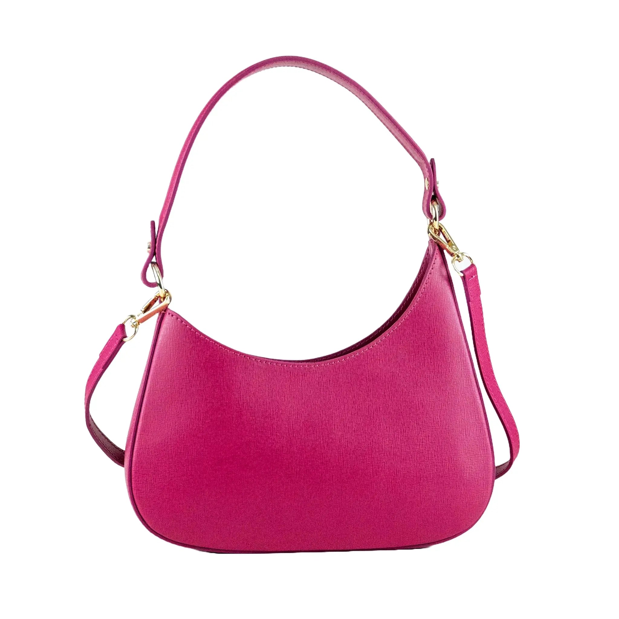 Premium Italian Leather Handmade in Florence, Italy. Small Handbags for Women with Detachable Strap. Melanie Collection Made in Italy (Blue) - Charo García
