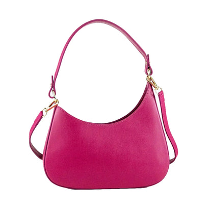 Premium Italian Leather Handmade in Florence, Italy. Small Handbags for Women with Detachable Strap. Melanie Collection Made in Italy (Blue) - Charo García