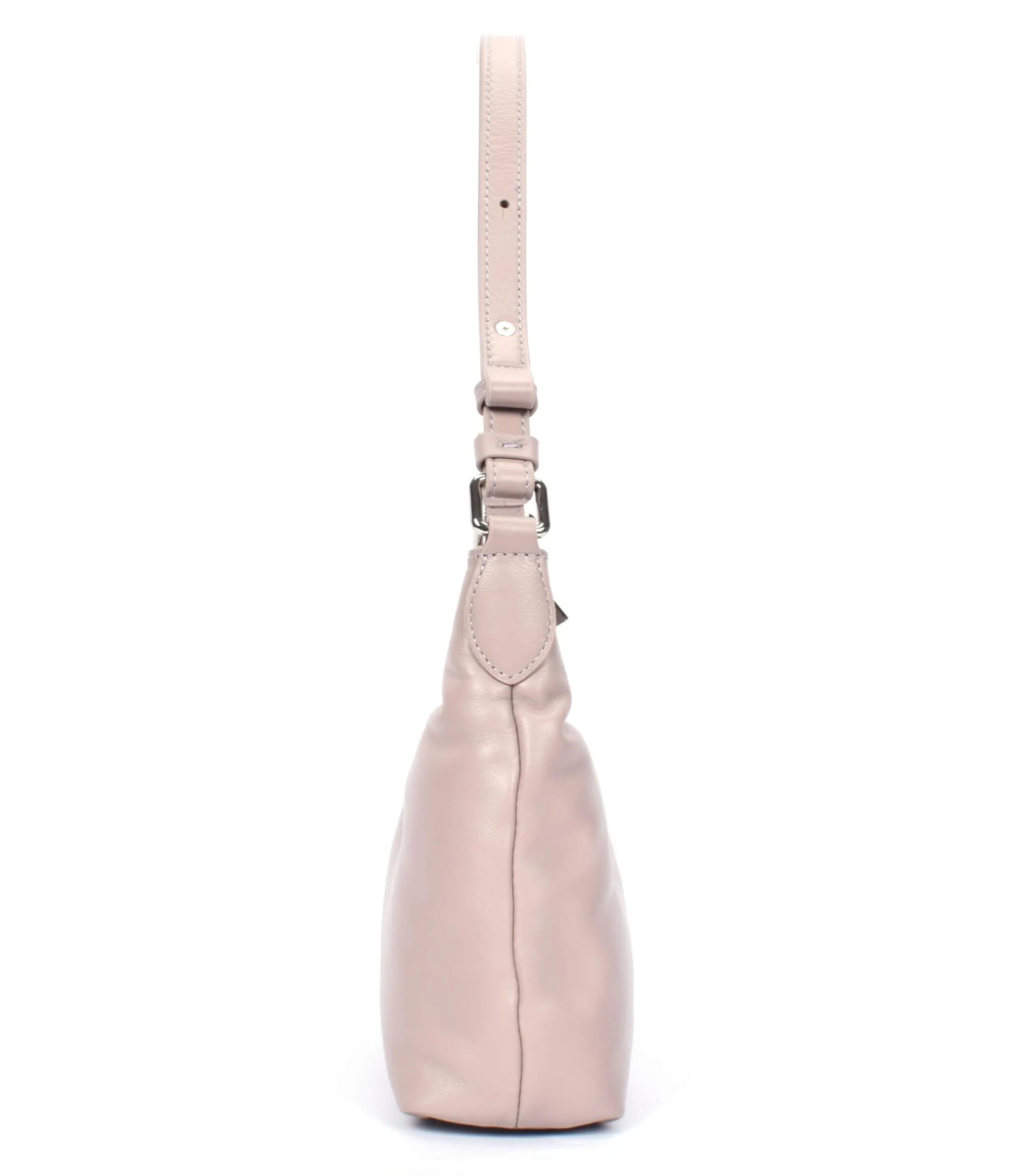 Premium Italian Leather Shoulder Bag for Women – 100% Genuine Leather. Detachable & Adjustable Strap (Black) - Charo García